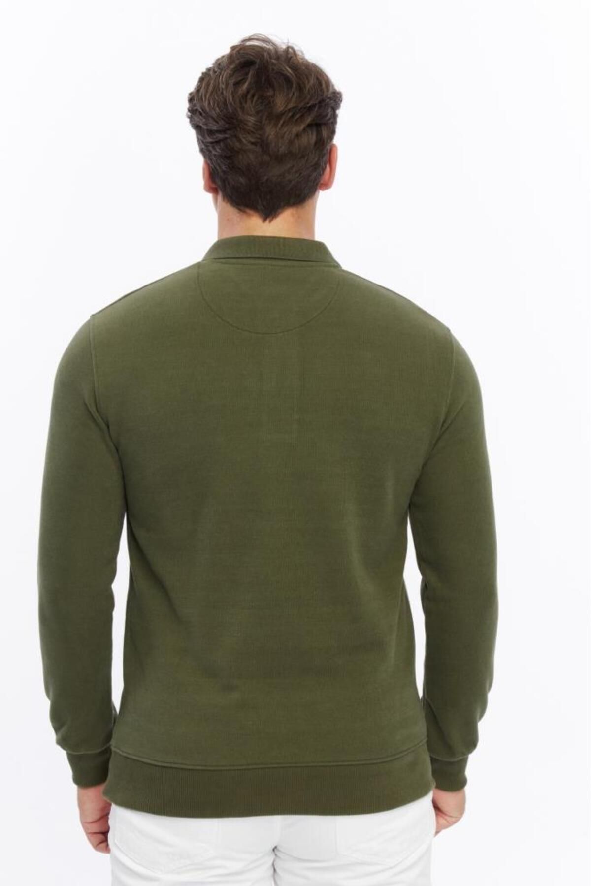 Rey Polo-7001 Polo Neck Selanic Sweater 5