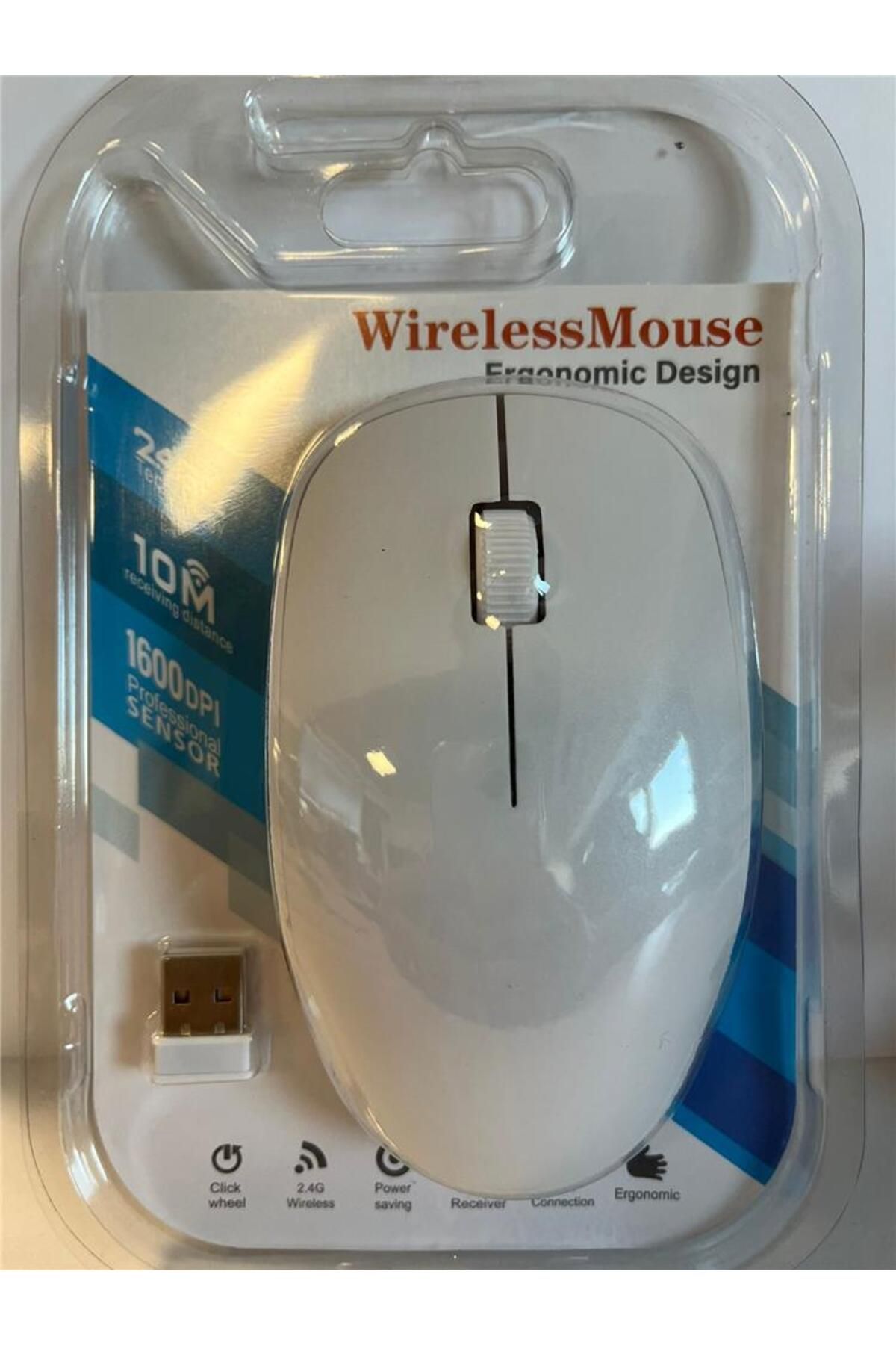 Vobotek Teknoloji Elba G-212 Beyaz 2.4Ghz Kablosuz Mouse