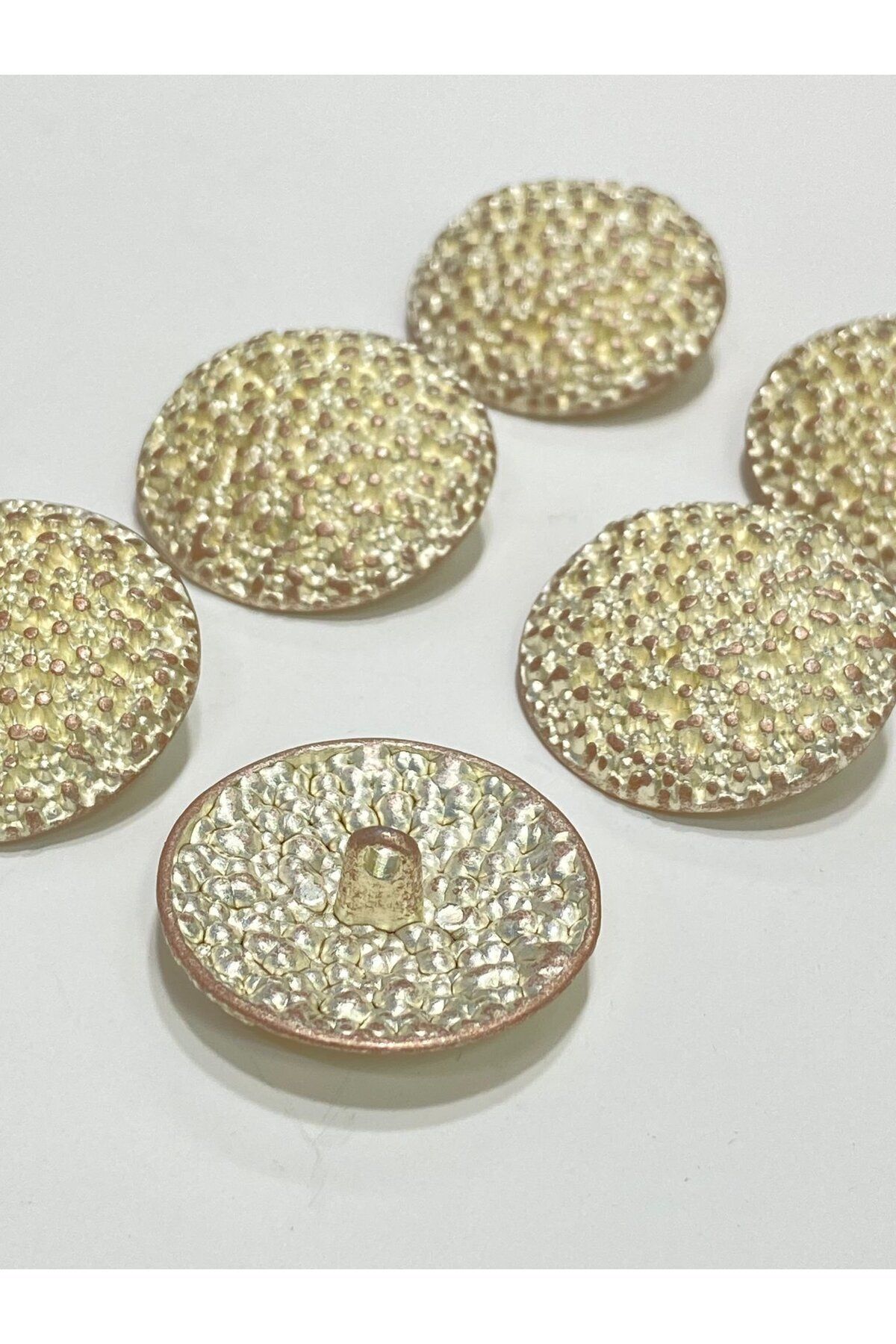 karantuhafiye-Jacket Cap button / design button / special coated button / Open Cappuccino 6 piece set 2,2 Cm 6