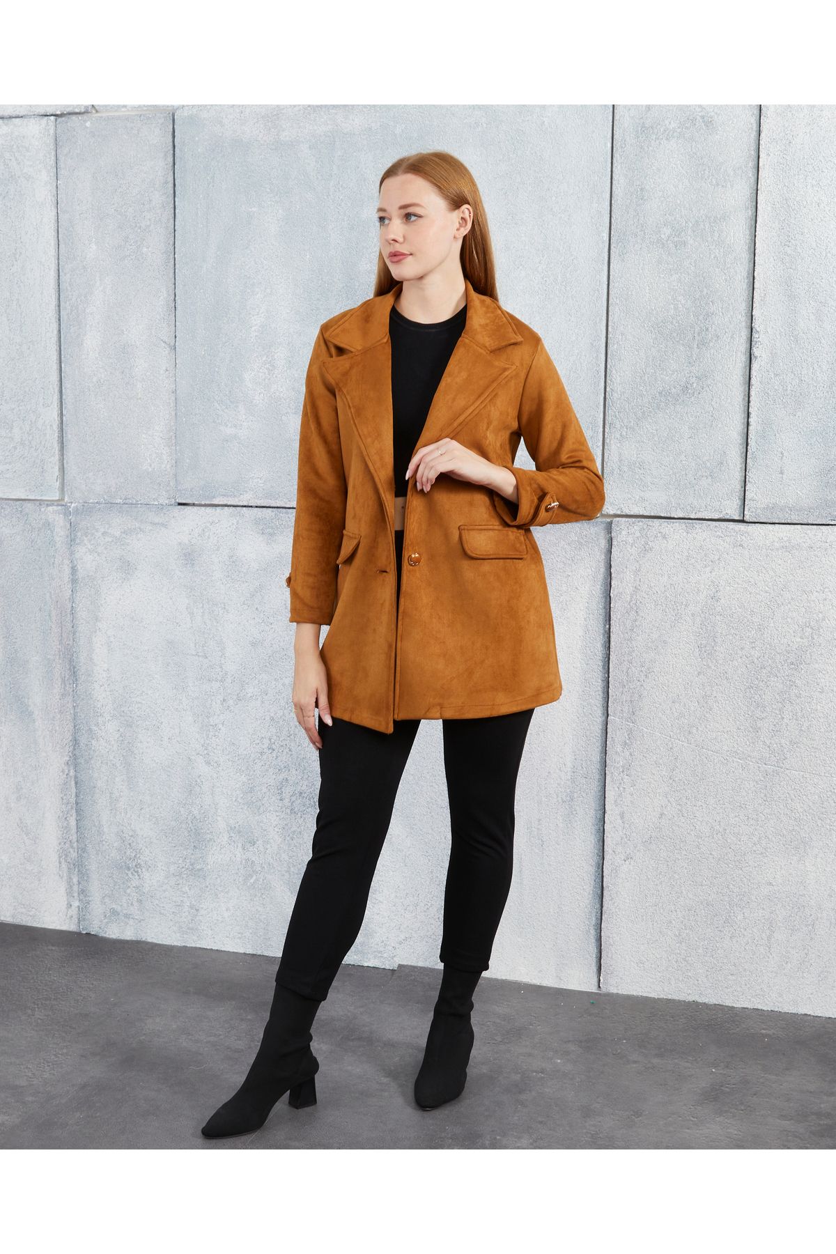 Fashionbox-Suede Unlined Jacket 6