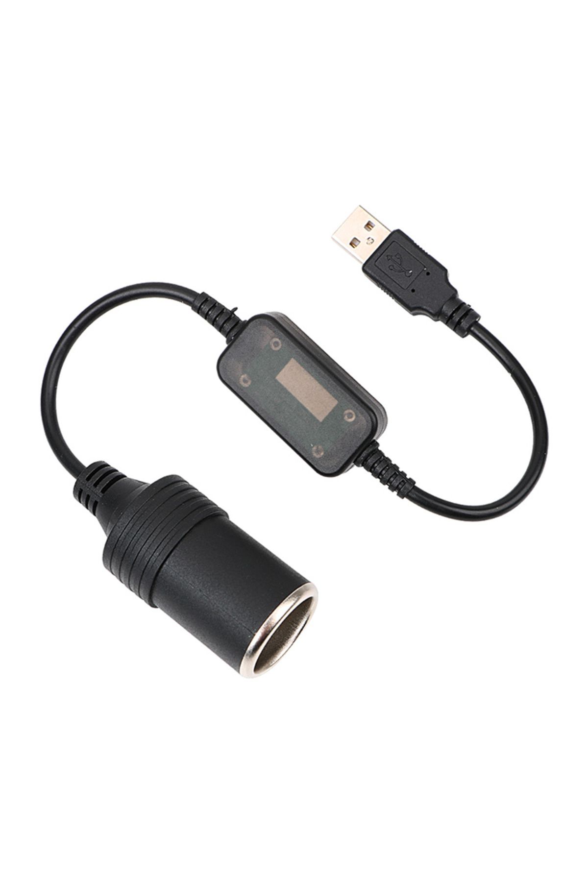 LEEPEE-5V To 12V Car Cigarette Lighter Socket USB Converter Power Adapter Controller Plug Connector Auto... 7