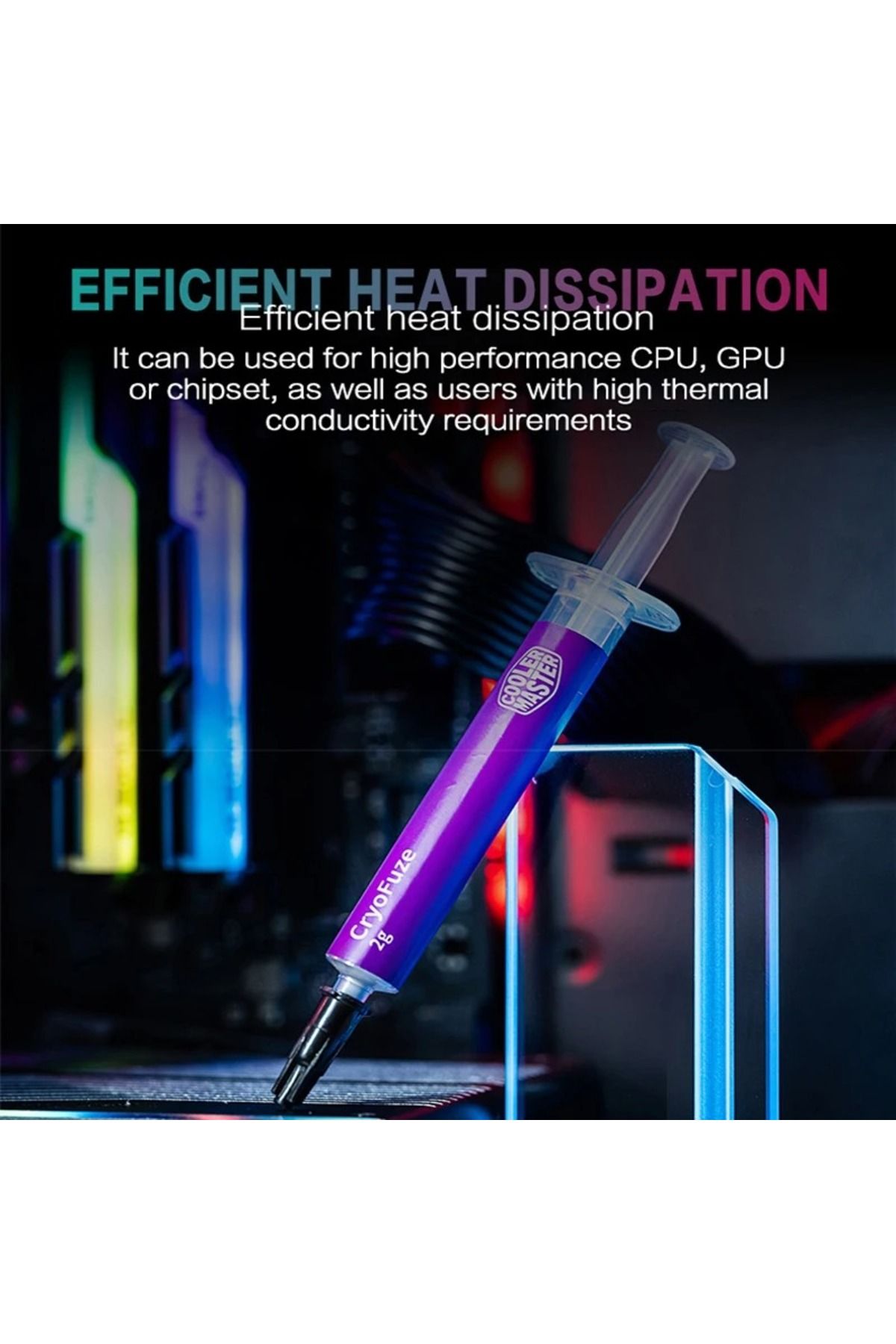 Choice-Cooler Master High Quality CPU Thermal Paste 14W/mk 2g/4g Silicone Grease Heat Sink for CPU GPU C... 4