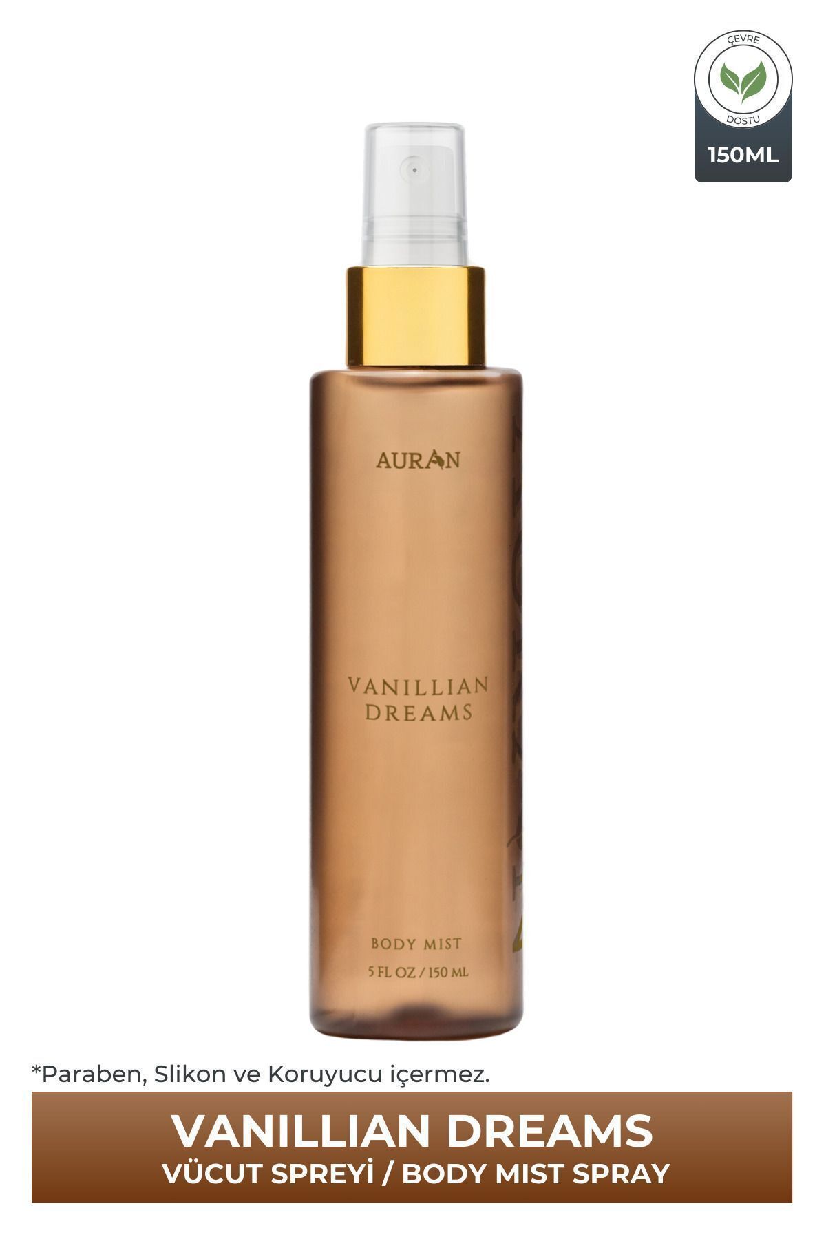 AURAN Vanillian Dreams Parfümlü Kadın Vücut Spreyi Vücut Kokusu Vücut Misti Body Mist Spray 150ml