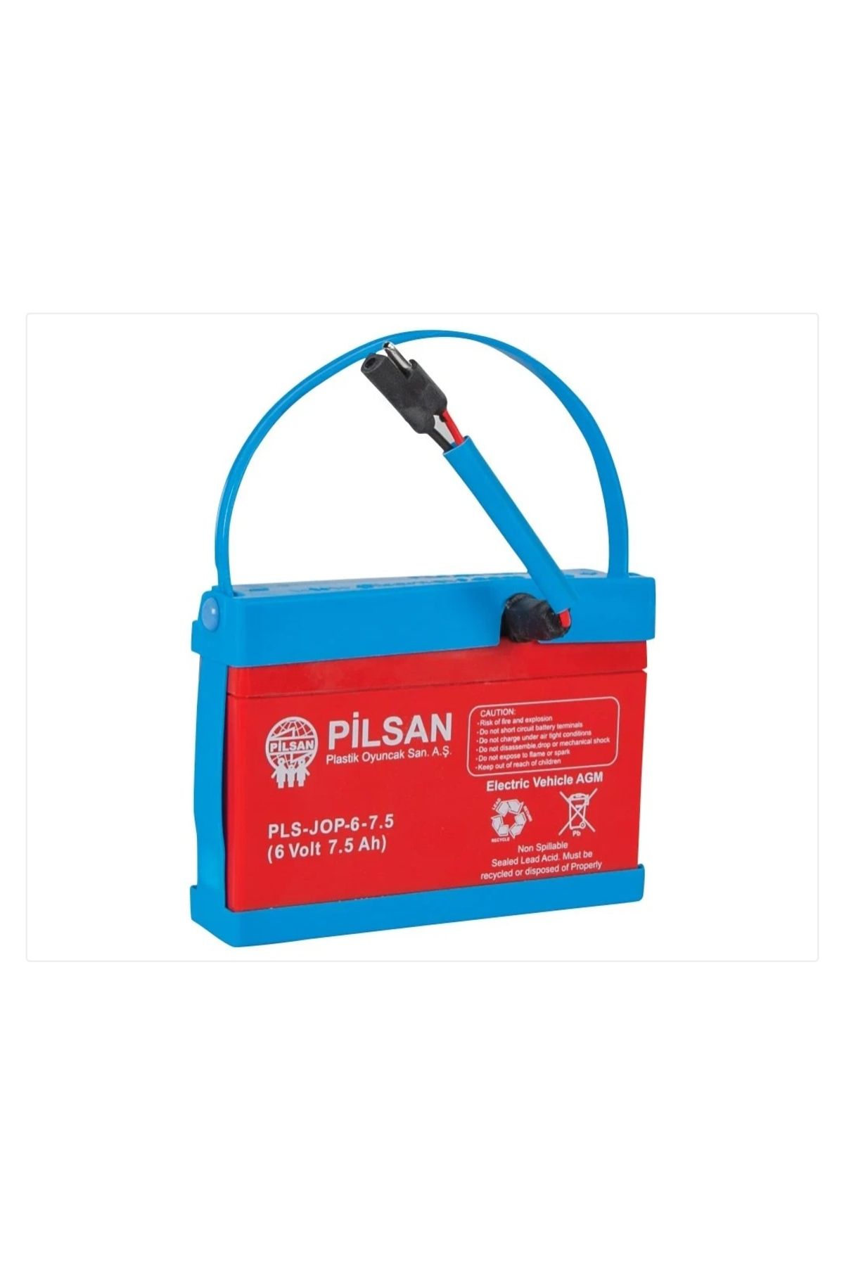 PİLSAN Pilsan 6 Volt 7,5 Amper Akülü Araba Aküsü Pilsan Akü 7,5 Ah