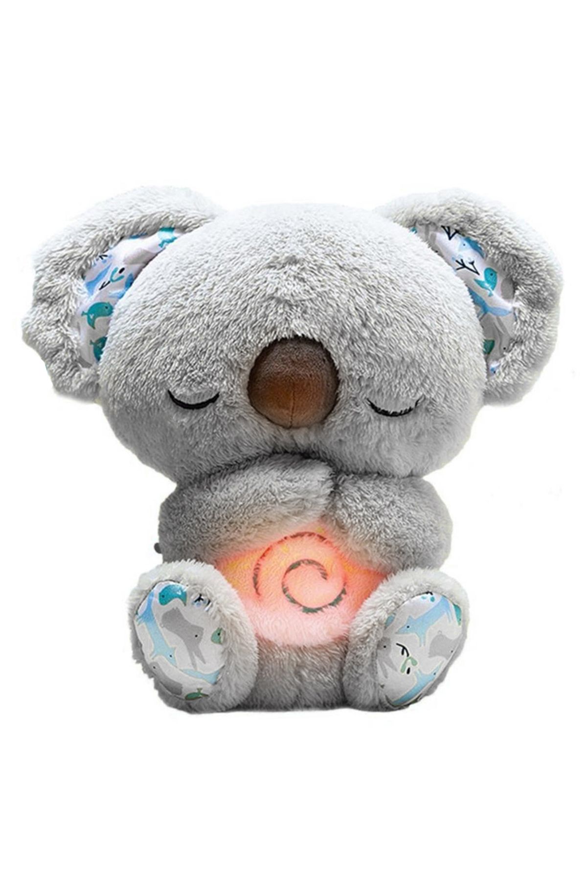 VAKIND-Baby Plush Doll Breathing Bear Newborn Soothing Sleep Playmate Plush Toys Kids Music Sleeping Com... 8
