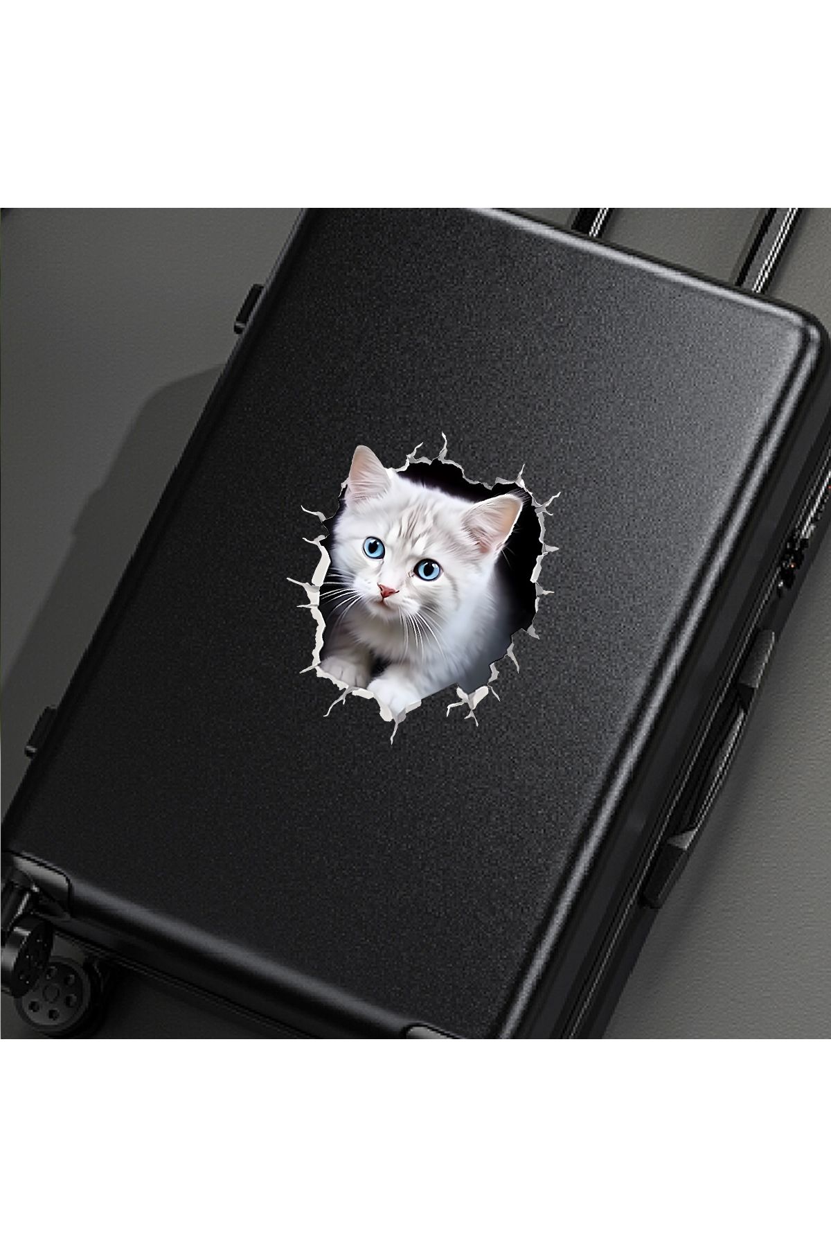 Choice-3D Cat Sticker - Vivid Personality Block Design, Scratch-Resistant, Waterproof, and Durable Decor... 4