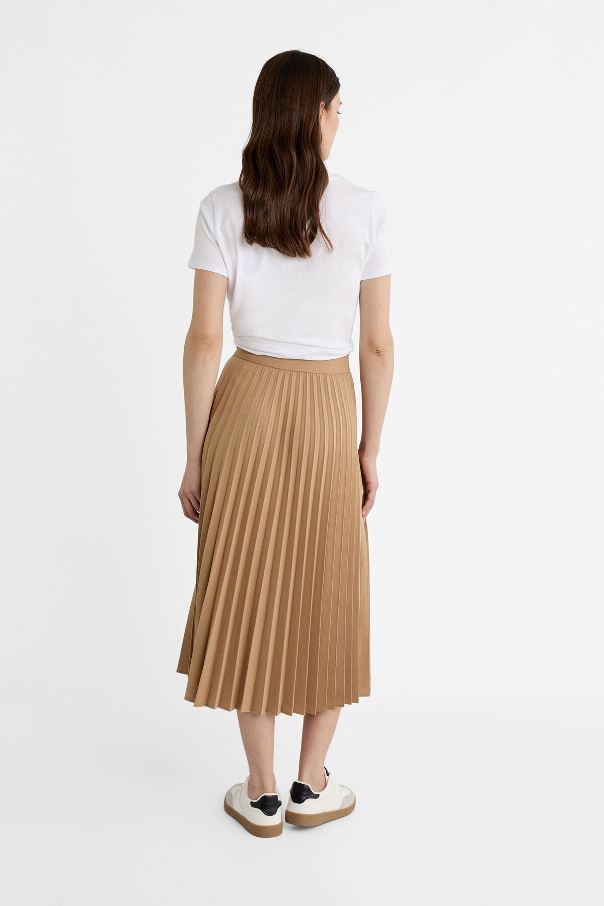 Stradivarius-Pleated midi skirt 3