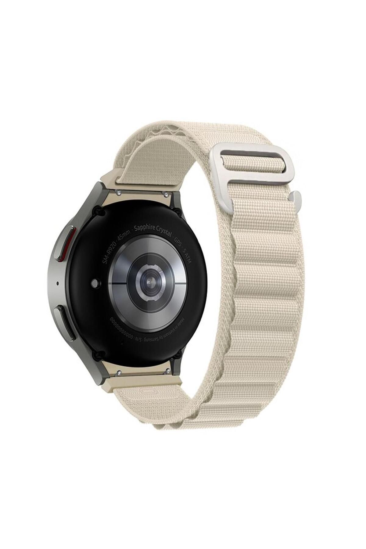 Microsonic Huawei Watch 5 46mm Kordon Alpine Loop Bej
