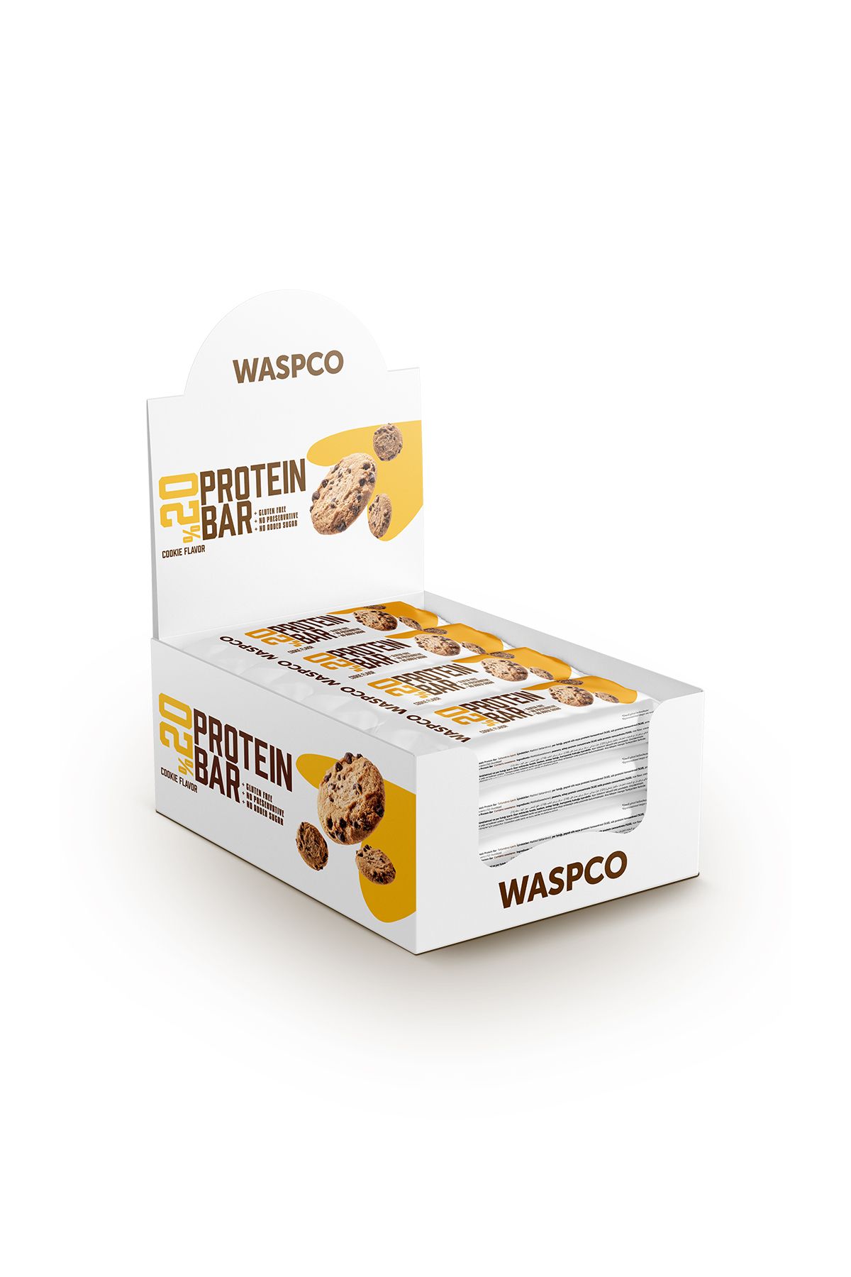 Waspco Protein Bar Kurabiye Aromalı 40g X 16 Adet