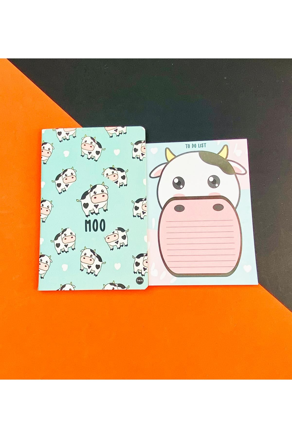 Gift Moda-To Do List To Do List Stitched Notebook and Keyboard Front Weekly Planner Set:5 5