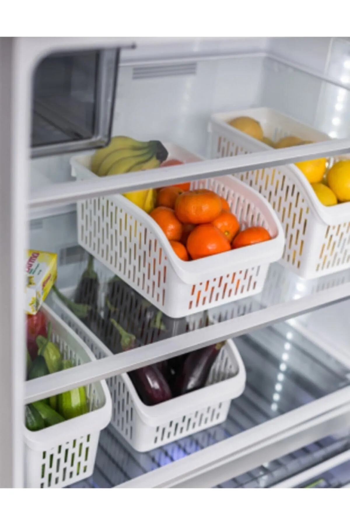 ADARYA HOME 4 Adet - Buzdolabı / Dolap Içi Düzenleyici Organizer