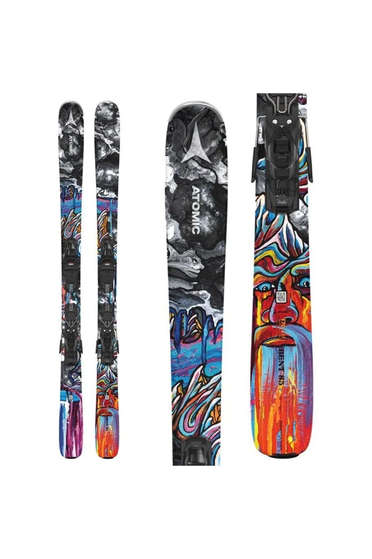 Atomic Bent 85 Skis + M 10 GW Ski Bindings 2025