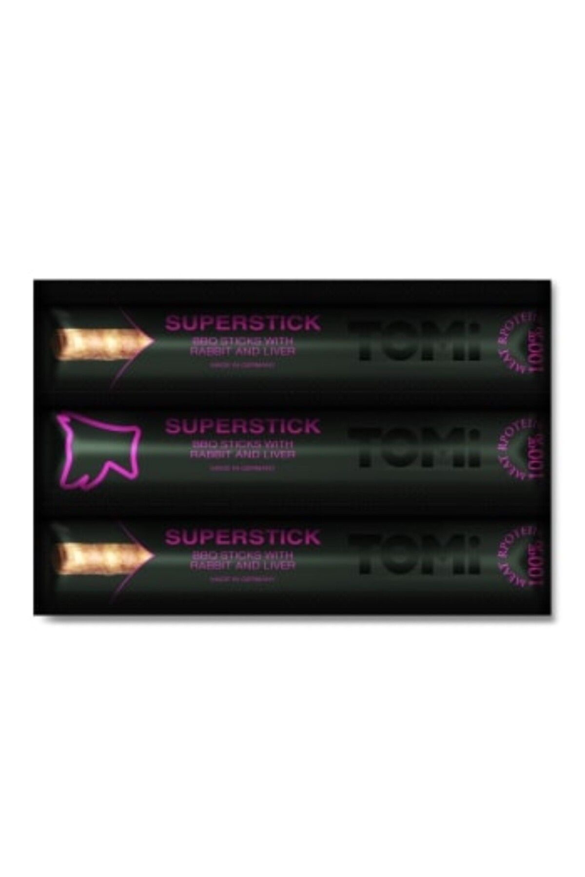 Tomi KÖPEK STICK TAVŞAN VE CIĞER BBQ 3LÜ 3 X 10 GR X 4 ADET YKTSN