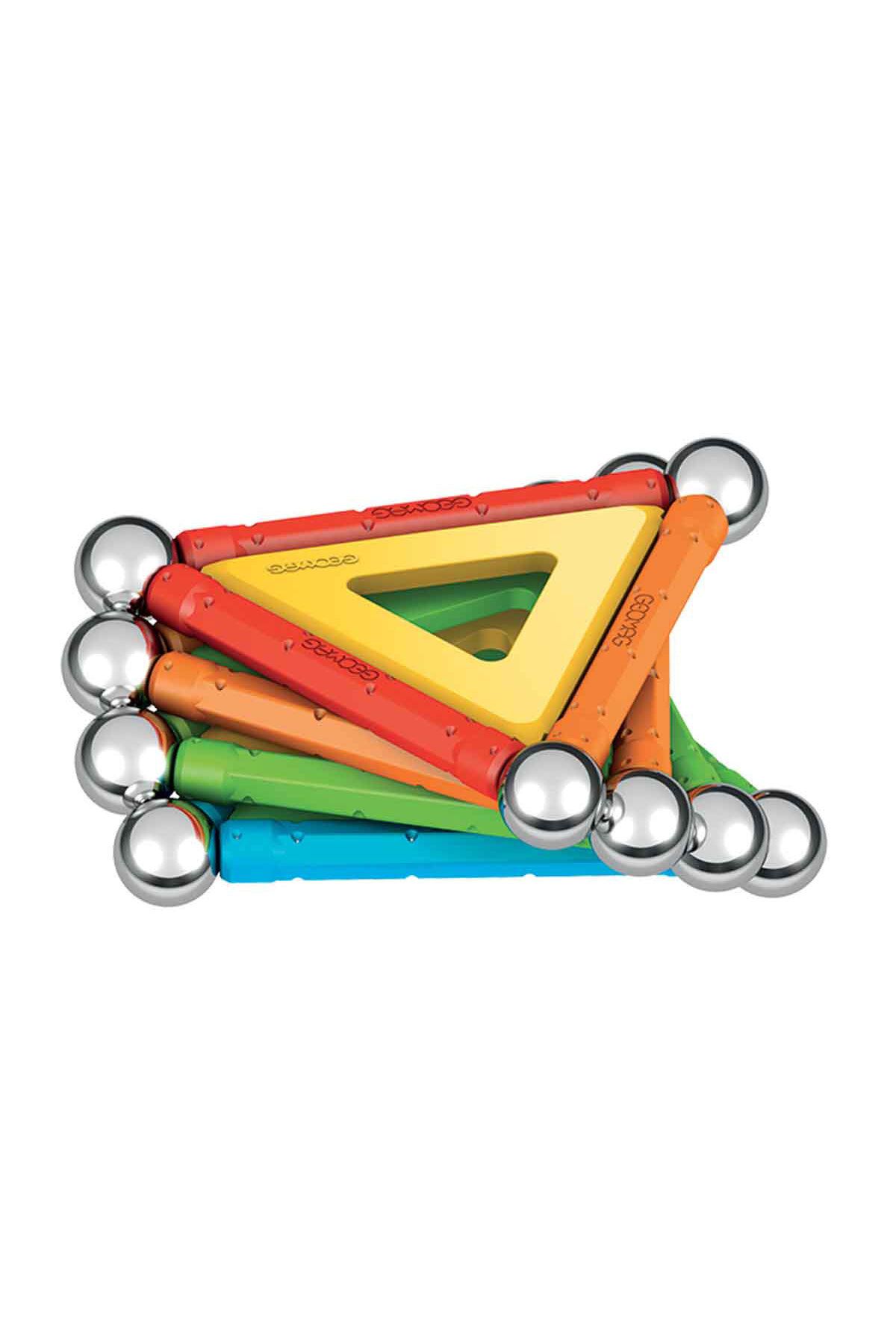 Toyaş-Geomag Magnetic Sticks Supercolor Panels Serial Intelligence Game Magnetic Building Game 35 Pieces 6