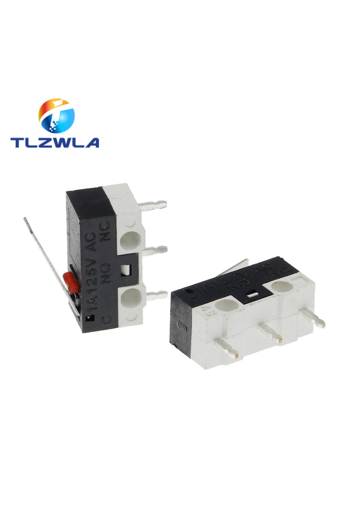 Choice-100Pcs Limit Switch Push Button Switch 1A 125V AC Mouse Switch 3Pins Micro Switch 7
