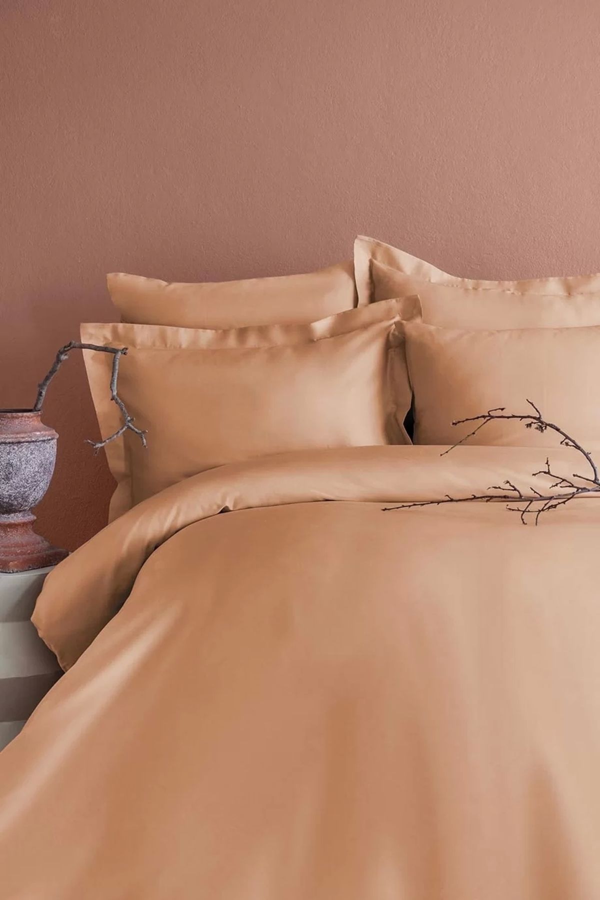 İssimo Home-Simply Blush Cotton Satin Duvet Cover Set Double 1