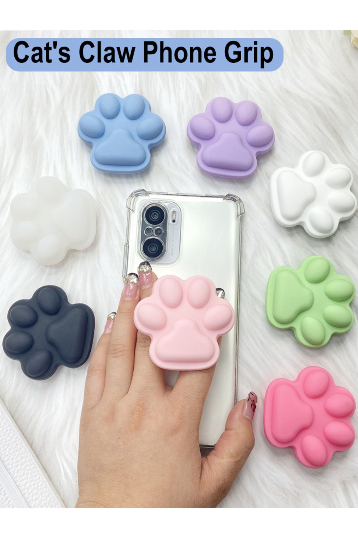 Choice-Grippopso Cat's Claw Mobile Phone Finger Grip Holder Socket Phone Holder Ring Holder bracket Grip... 8