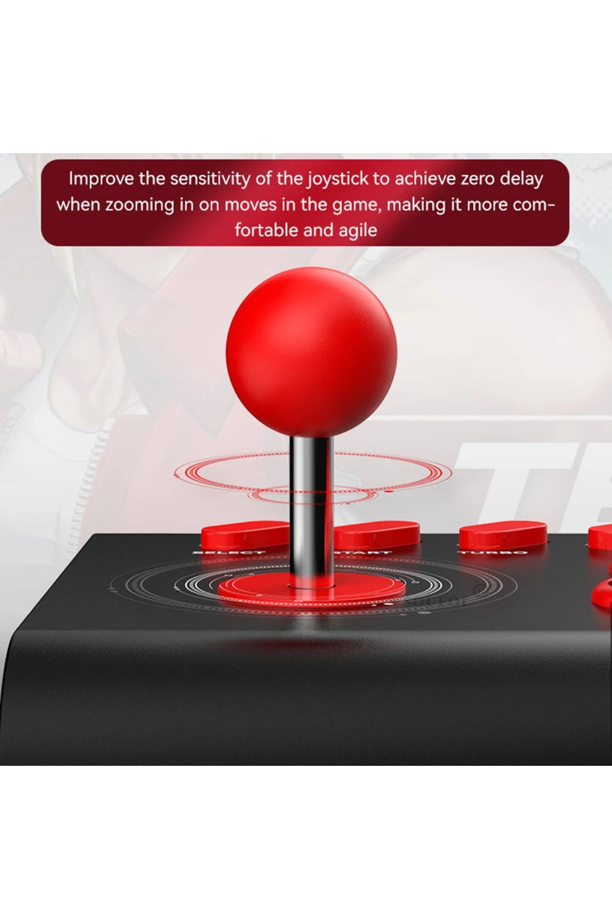 Choice-Y02 Wireless Arcade Games Control Rocker for PS4 Switch Console Controller PC TV Android iOS Phon... 7