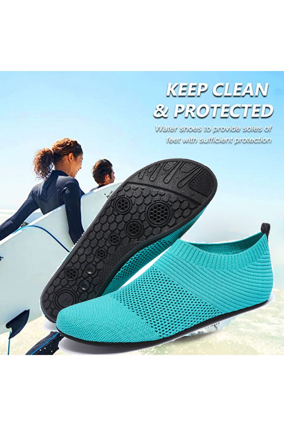 Choice Womens Mens Water Shoes Barefoot Quick Dry Aqua Socks for Beach Swim Surf Water Sport Trendyol