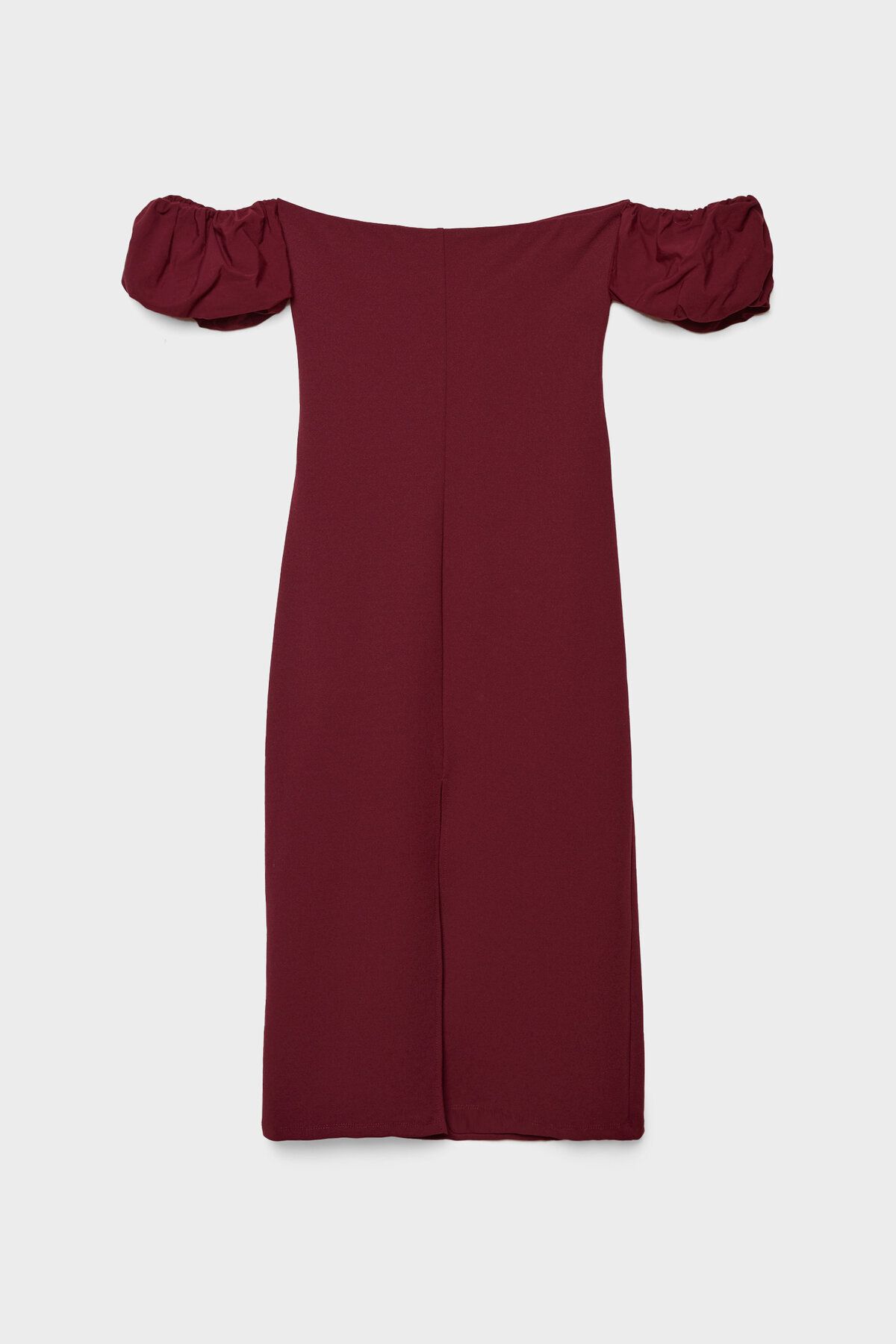 Stradivarius-Puff sleeve midi dress 6