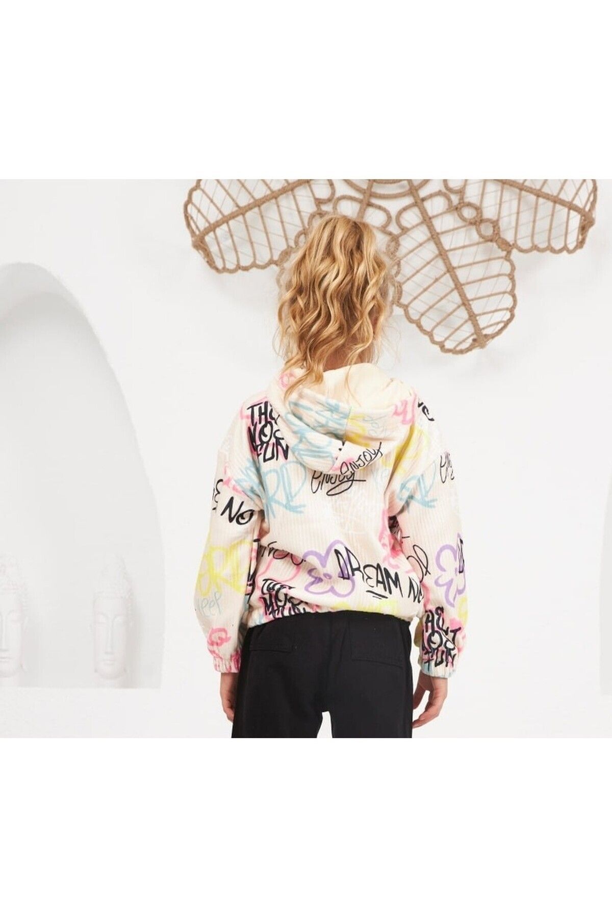 CİCHLİD-GIRL'S COLORED ZIPPERED SWEATSHIRT 2
