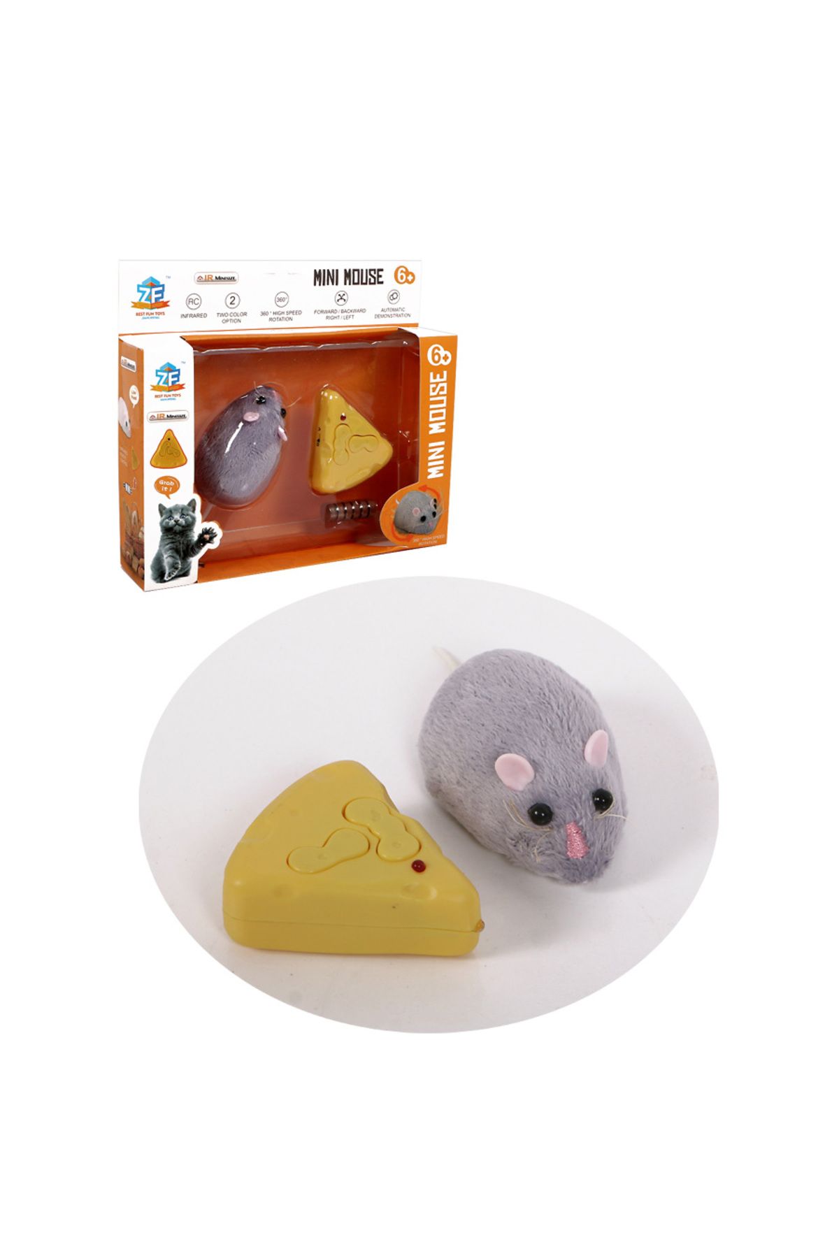 Choice-Rc Robot Toy Animals Wireless Electric Radio Control Rat Mouse Toy Flocking Emulation Toys Rat fo... 7