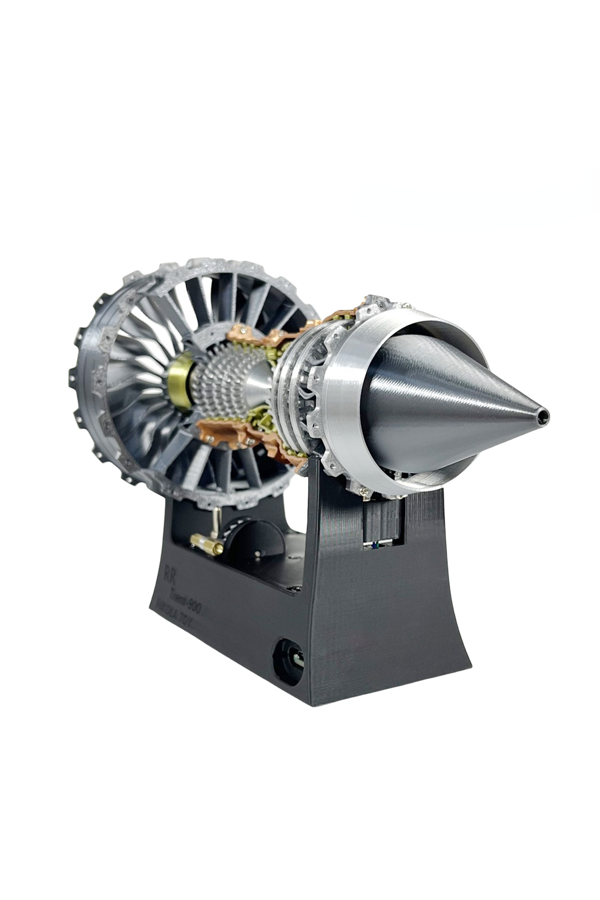 ۲۵ سانتی‌متر مدل اسباب‌بازی موتور توربوفن شبیه‌سازی با دقت بالا TR-900، هوافضا، کالای کلکسیونی، فن…