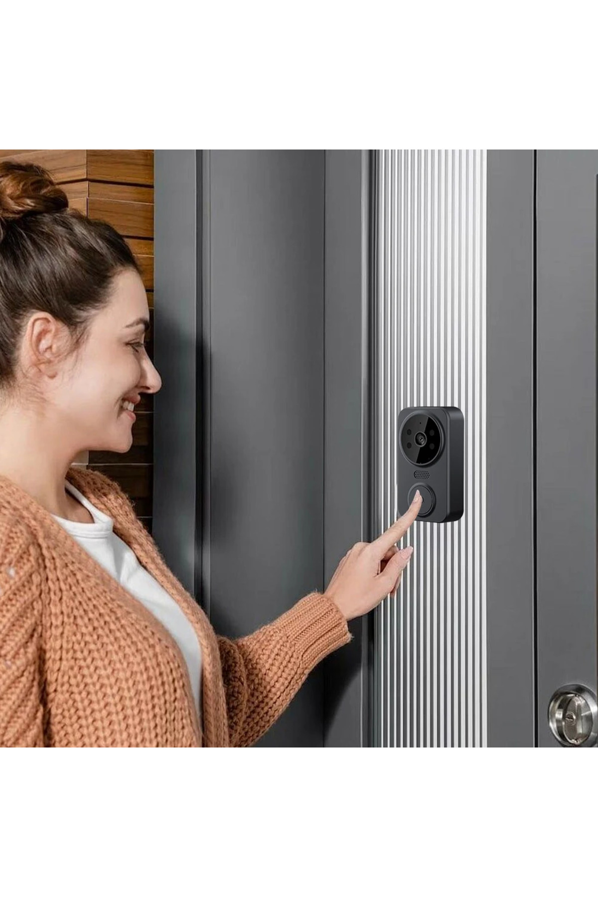 APWIKOGER-Video Intercom Door Cameras IR Night Vision Digital Door Viewer 2.4G WiFi Automatic Sensing 4.3 I... 6