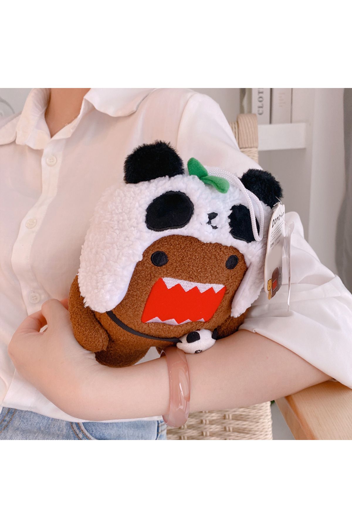Potdemiel-Panda Domo-Kun  Animal Plush Cute Toys Sweet And Softer Cartoon Plush Dolls Bedtime Companion Bir... 6