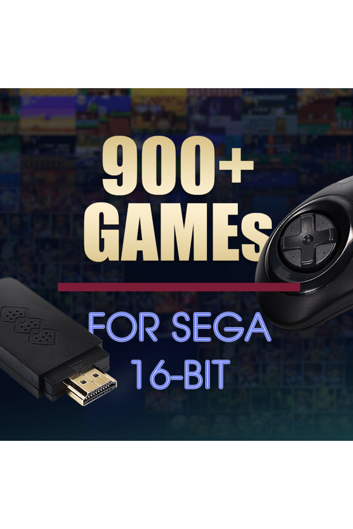 Choice-DATA FROG 16-bit Wireless Retro Video Game Console For Sega Genesis Game Stick HDMI-compatible 90... 2