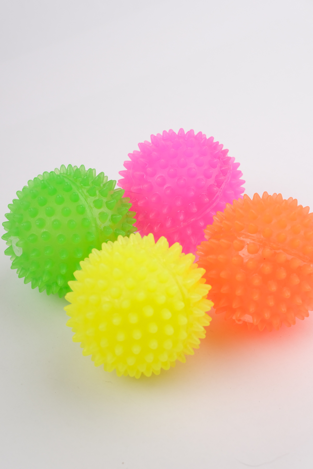 Snailtoys Rengarenk  Düdüklü Kirpi Top 6cm fotoğrafı 5 (önizleme)