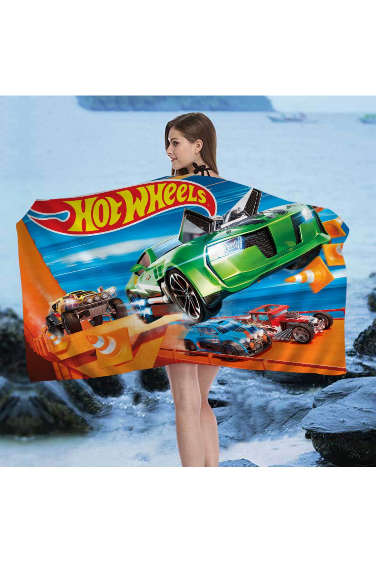 Choice-مناشف الشاطئ من الألياف الدقيقة الكبيرة من Hot Wheels، منشفة سريعة الجفاف، مناشف الشاطئ الرملية، منشفة حمام السباحة للسفر والسباحة 8