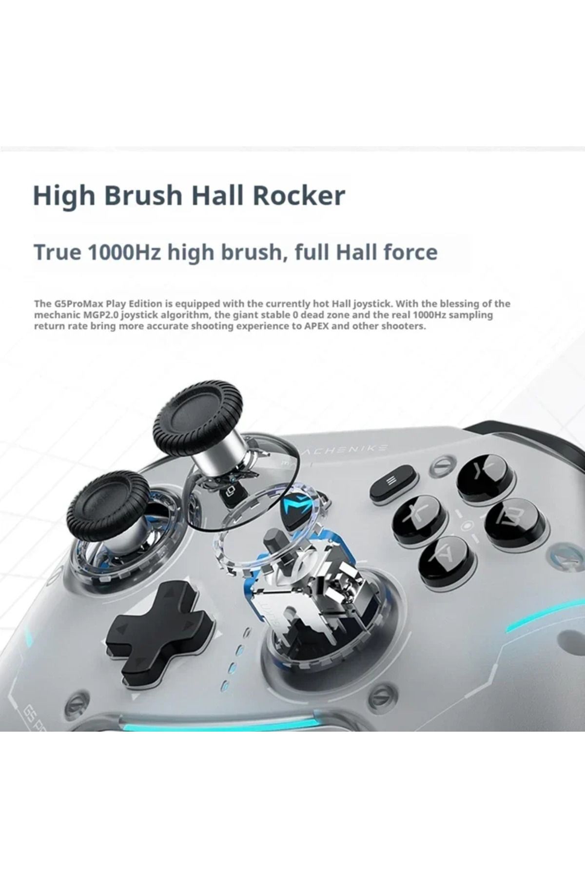 JIMITU-Machenike G5 Pro Max Gamepad Gaming Controller Tri-Mode Fps Wireless Game Pad Elite Hall Trigger ... 4
