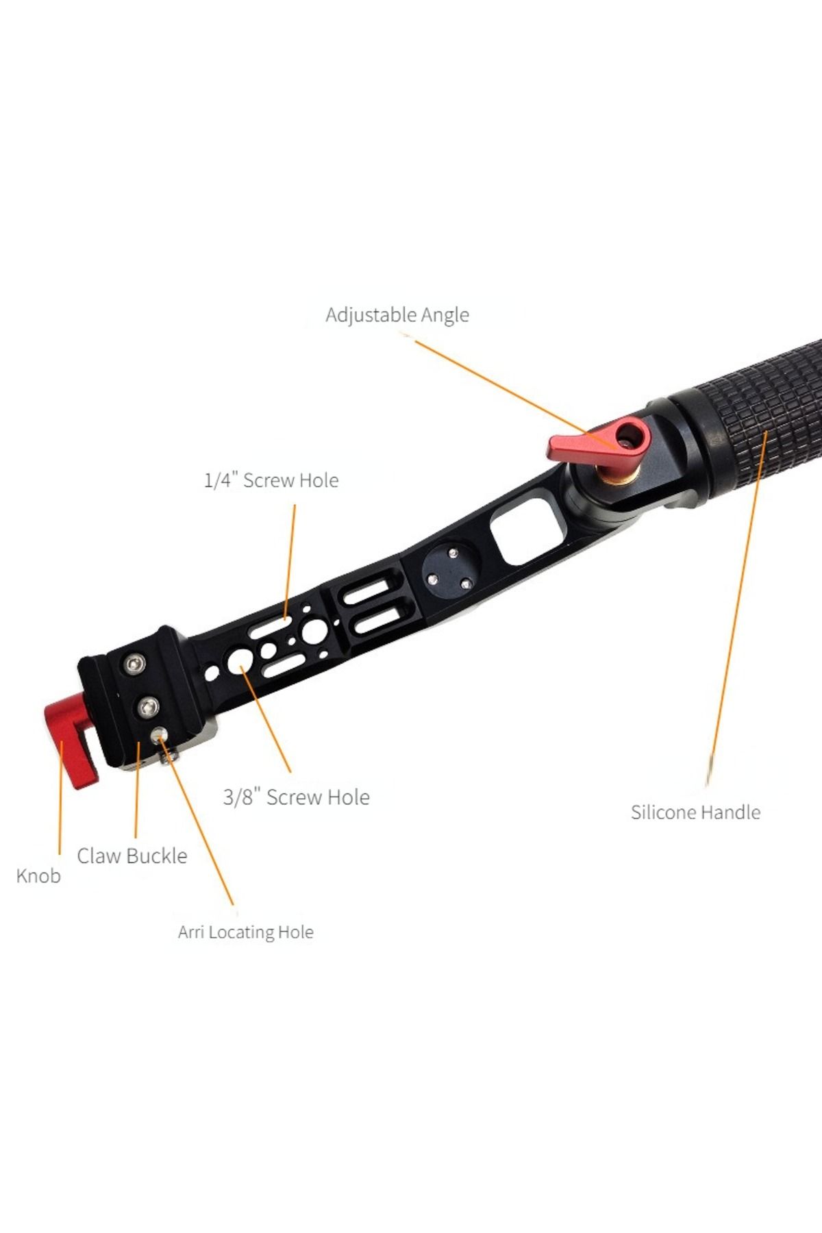 Choice-Foldable L Bracket for DJI Ronin RS4 RS3 PRO Mini RS2 Camera Gimbal Stabilizer Extension Magic Ar... 3