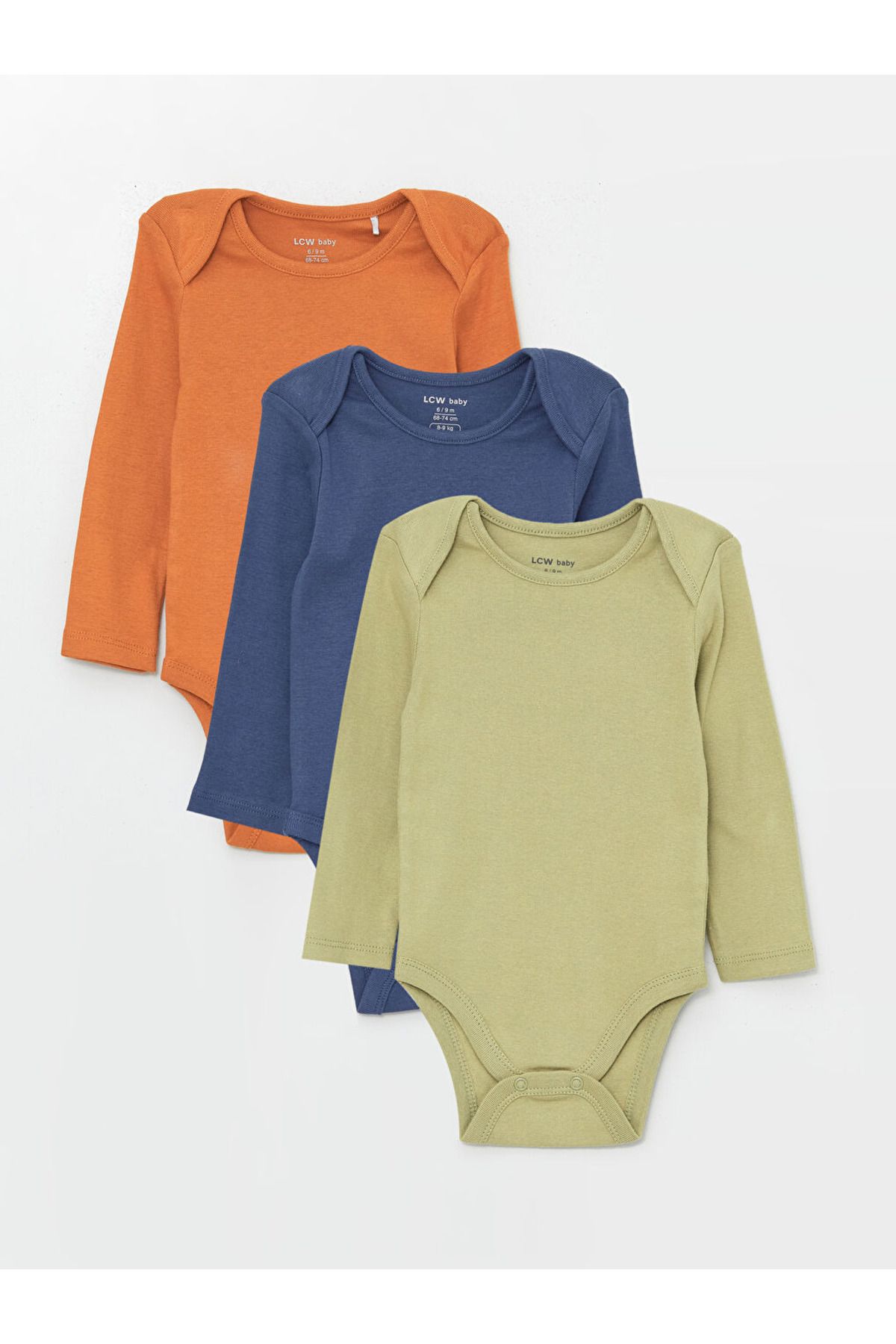 LC Waikiki-Baby Boy Long Sleeve Cotton 3-Pack Body 1