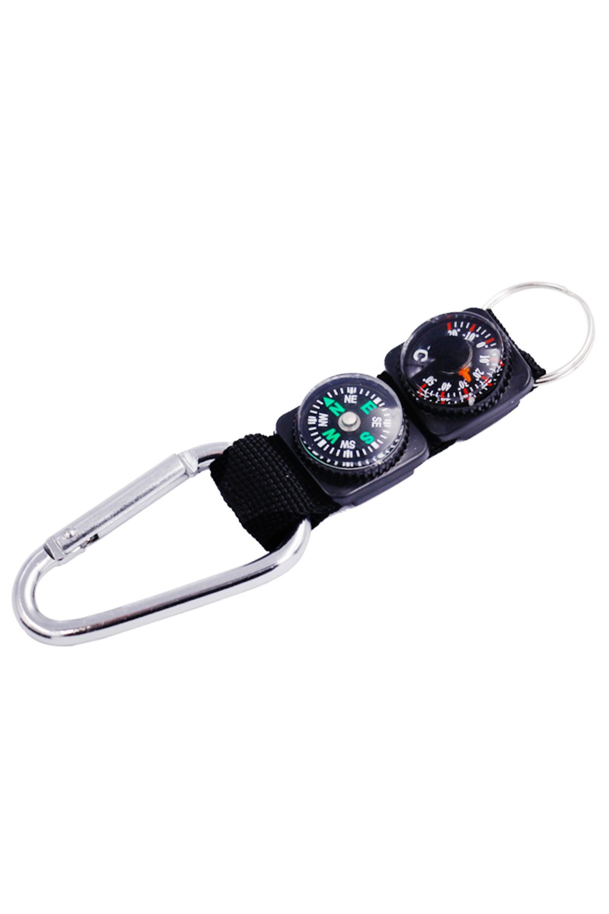 JUANJUAN-Mini Keychain multifunction Camping Compass Thermometer Outdoor Climbing Temperature tester helpi... 6