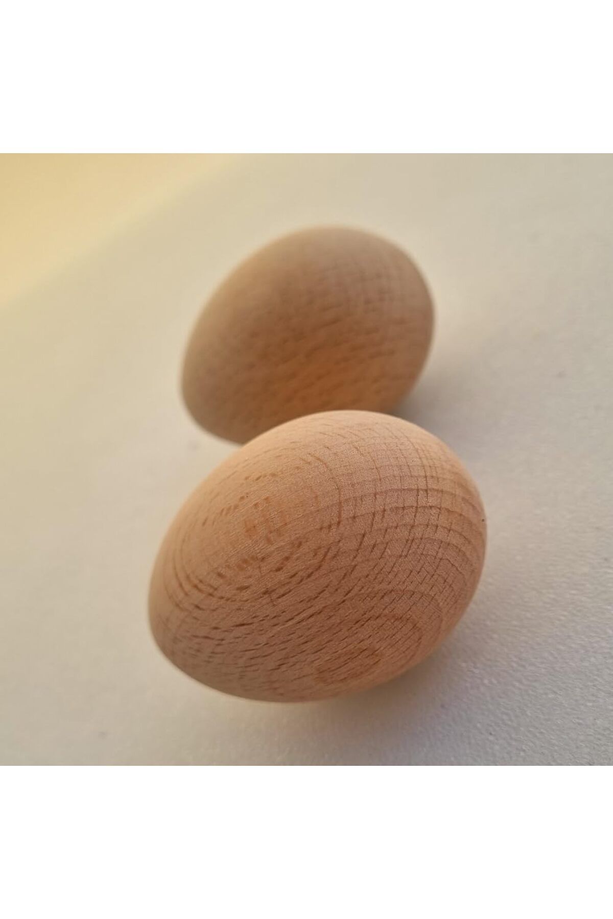 STOREMAX dlshop Home DIY Montessori Waldorf Ahşap Yumurta Easter Egg 2 Adet star 990396