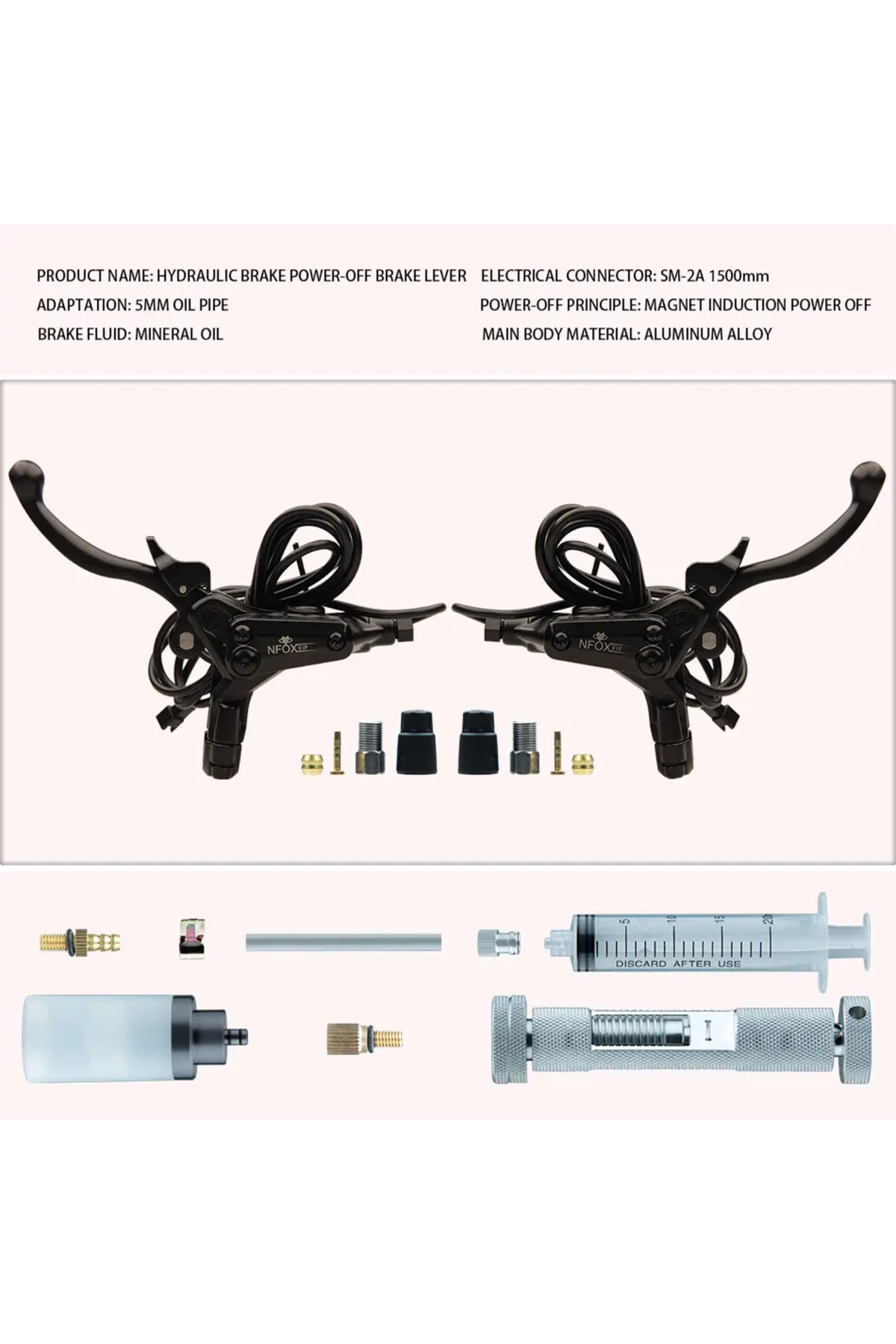 Choice NFOX B015 Parking Hydraulic Poweroff Oil Brake Lever Electric