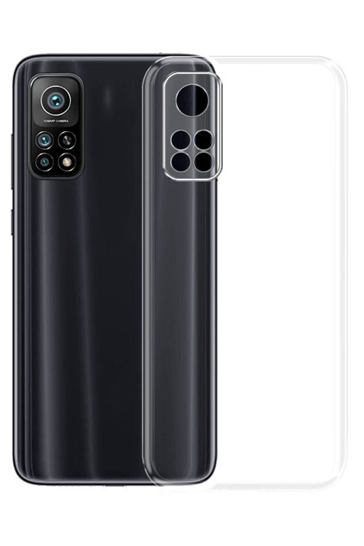 cepmoda XİAOMİ Mİ 10T PRO - Clear ince Şeffaf Kapak Saydam Silikon Telefon Kılıfı - ŞEFFAF