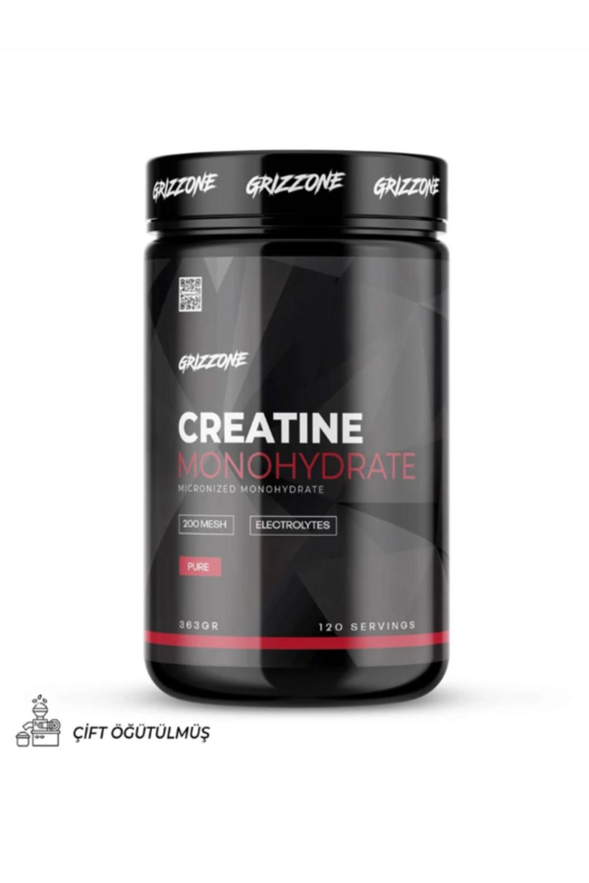 GRIZZONE Creatine 363 gram 120 Servis Aromasız