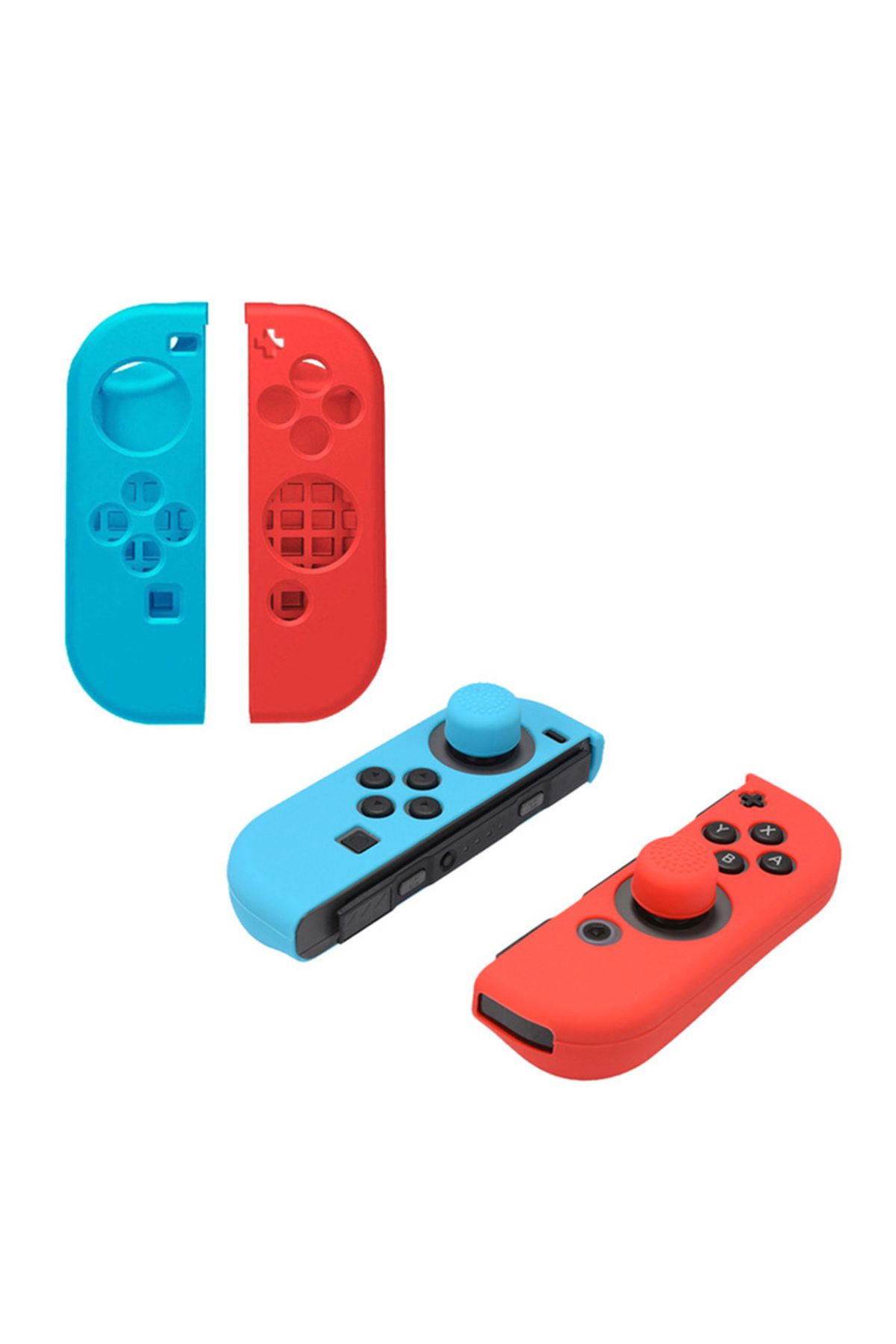 karbeen-11 in 1 Switch Console Case Cover Switch Joy-Con Controller Cover Case Joystick Cap Nintendo Game... 5