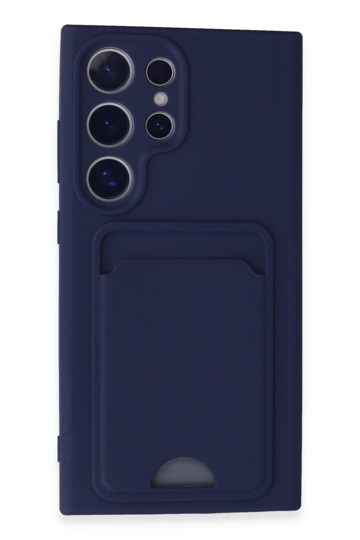 Leybaks Samsung Galaxy S24 Ultra uyumlu Arkasında Kredi Kartı Tutucu Yuvası Olan Kılıf