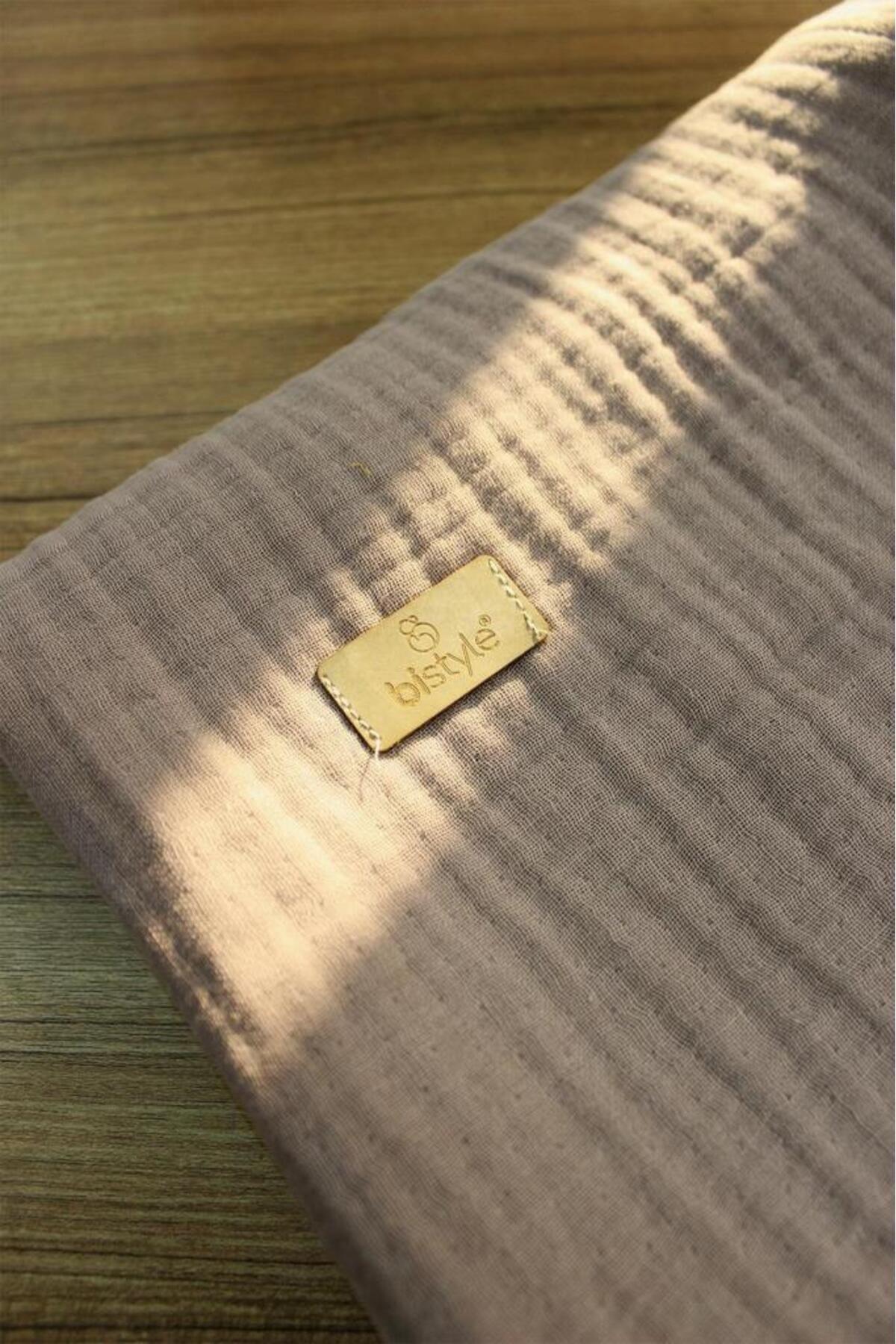 CPU ELEKTRONİK-Nessiworld Beige Muslin Blanket - 120X120 Cm, Bistyle 4