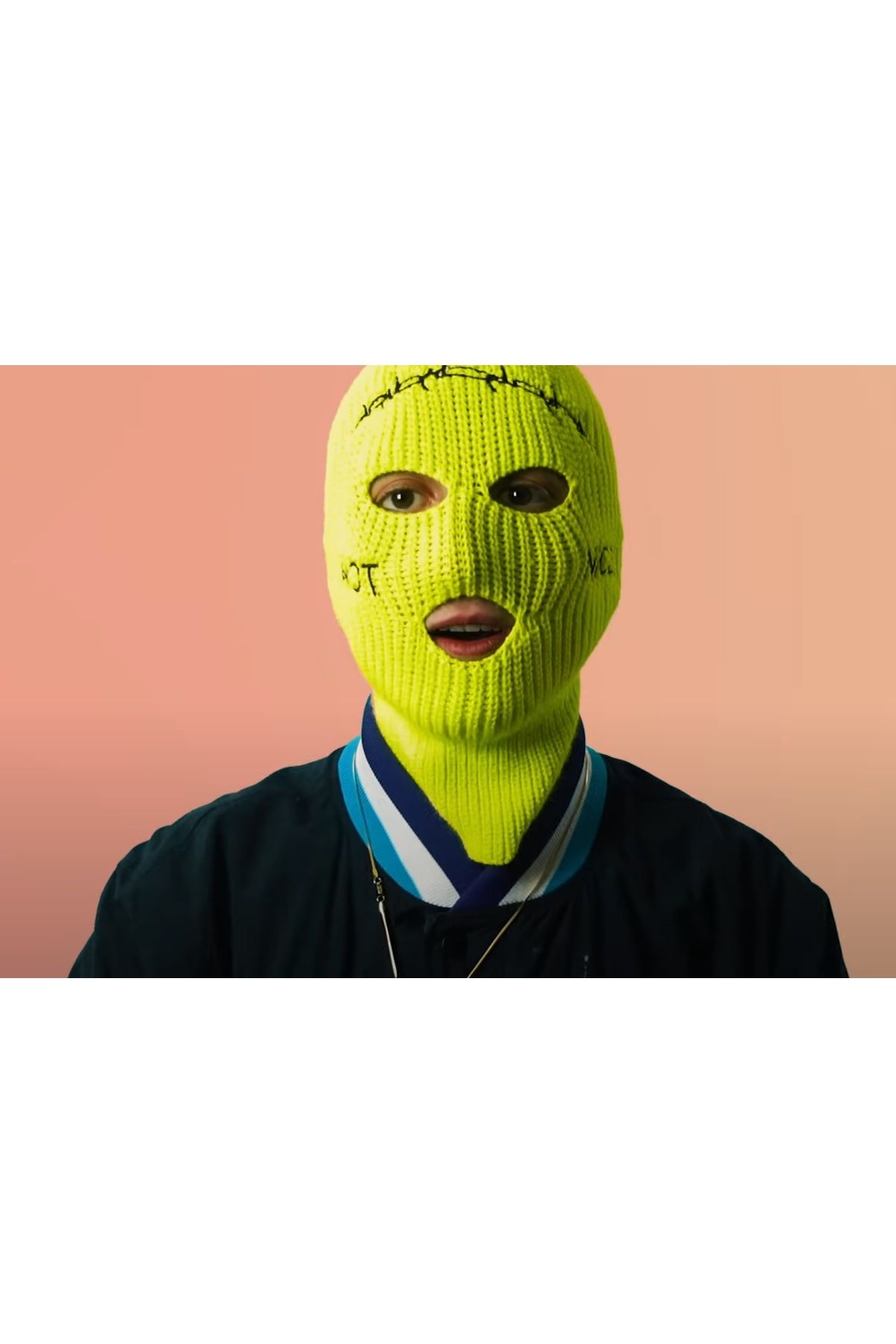 FG KONNİCHİWA-Yellow Highlighter Spiny Jack Snow Mask - Travis Balaklava 2