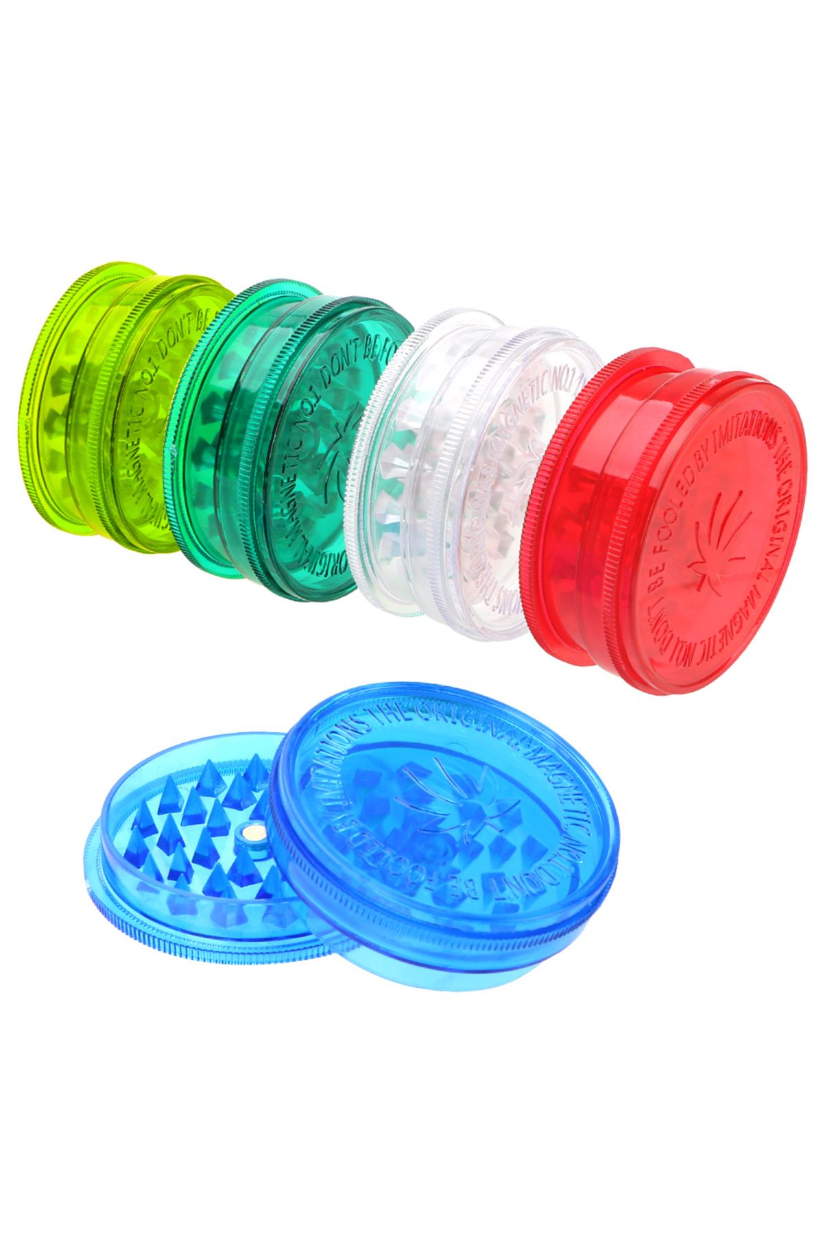 Choice-Plastic Tobacco Grinder Color Random Smoking Accessories Herb Grinder Tobacco Spice Crusher Round... 8