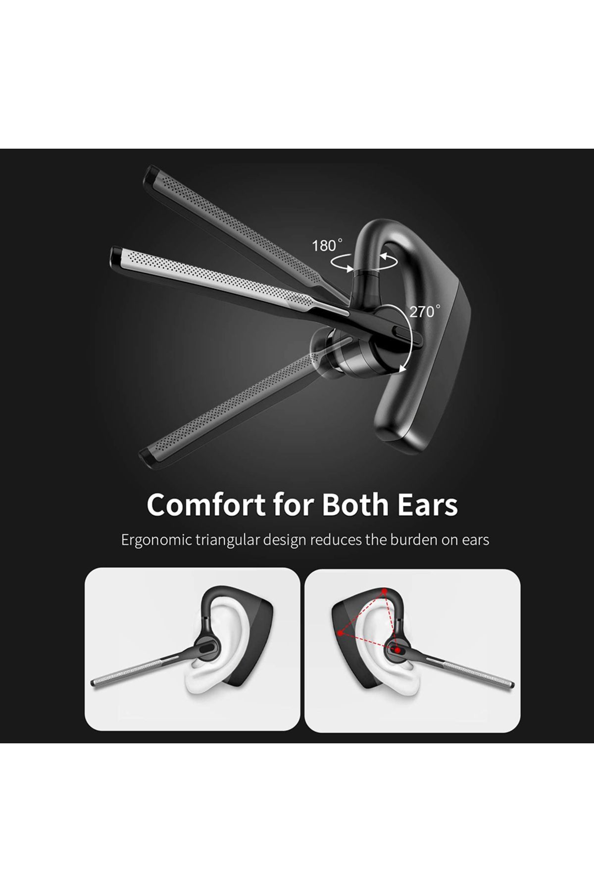 Choice-2023 Newest K18 Bluetooth Headset Handsfree Headphones CVC8.0 Dual Mic Noise Cancelling Wireless ... 5