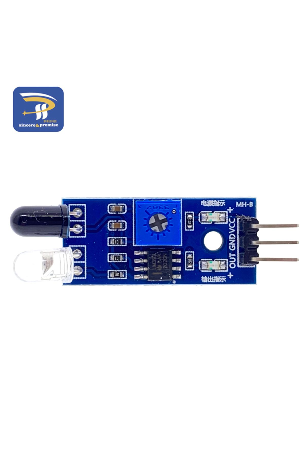 Choice-IR Infrared Obstacle Avoidance Sensor Module For Arduino DIY Smart Car Robot 3-wire Reflective Ph... 4