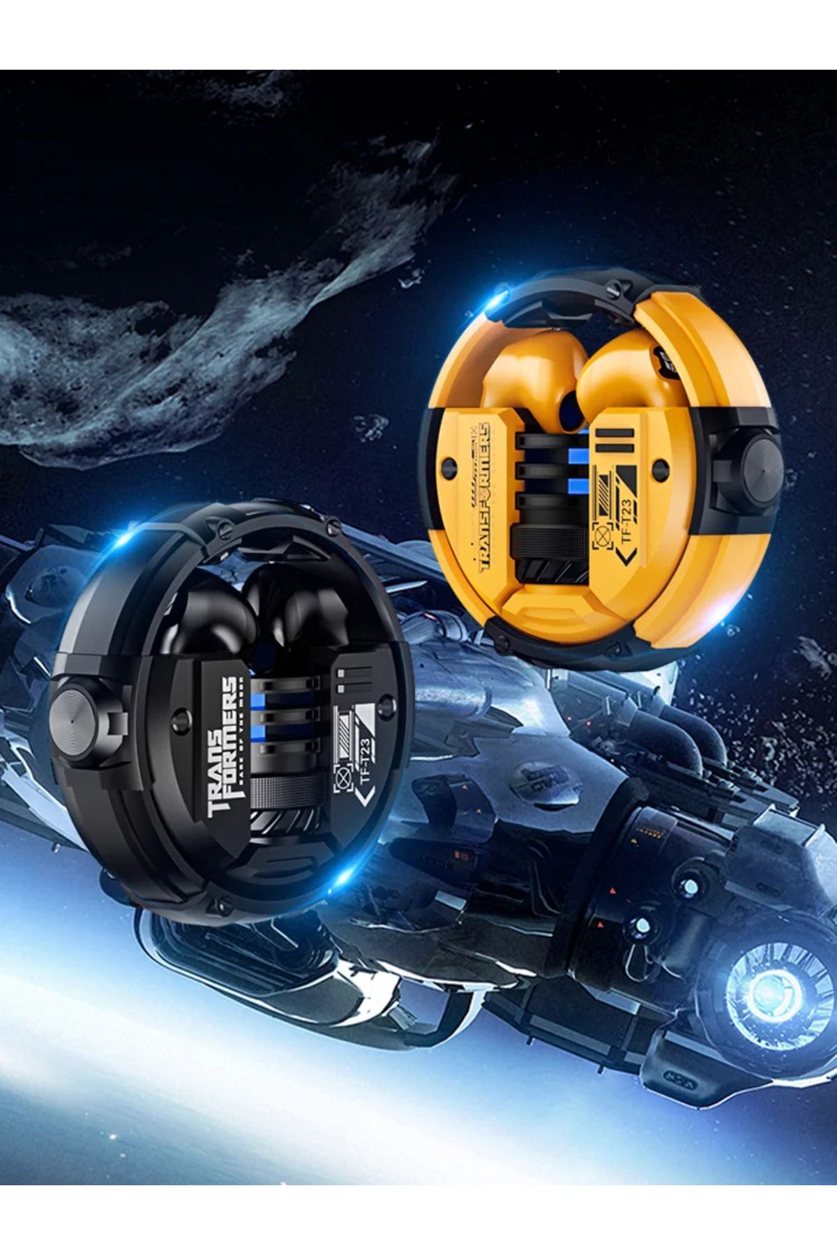 Choice-New TRANSFORMERS TF-T23 Wireless Earphone Touch Control Bluetooth 5.4 Gaming Headset 13mm Dynamic... 8