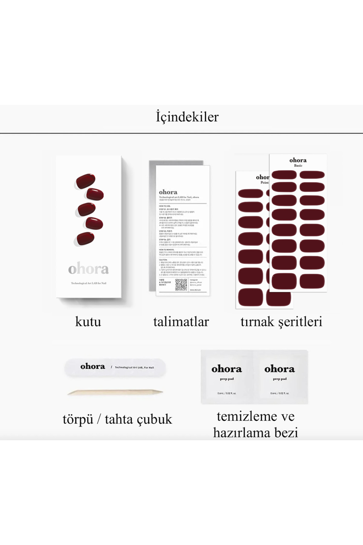 N Classic Burgundy Jel Tırnak 30 Adet, 2 Kullanım — زرشکی NB-002-G — تصویر 8 از 8