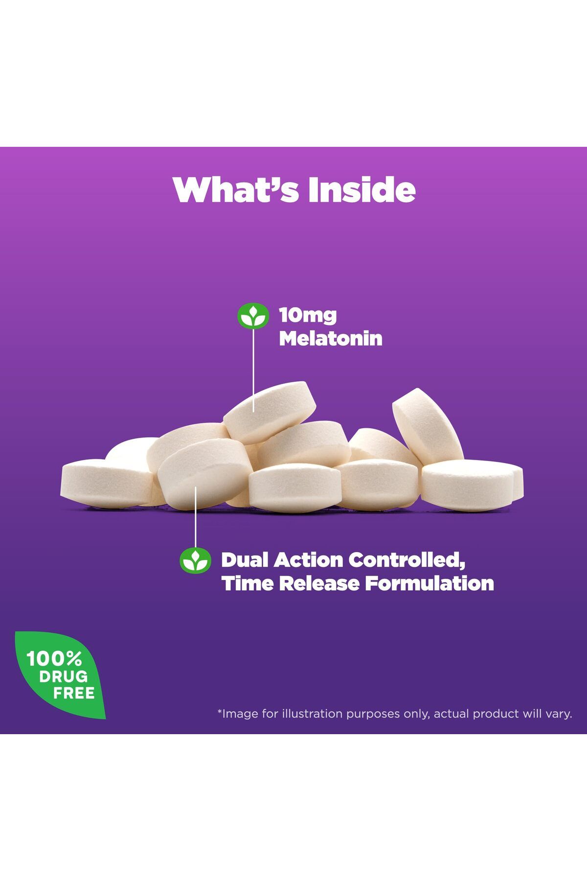 Natrol-Sleep Advanced Melatonin Time Release Tablets, Nighttime Sleep Aid, 10mg, 60 Count 3